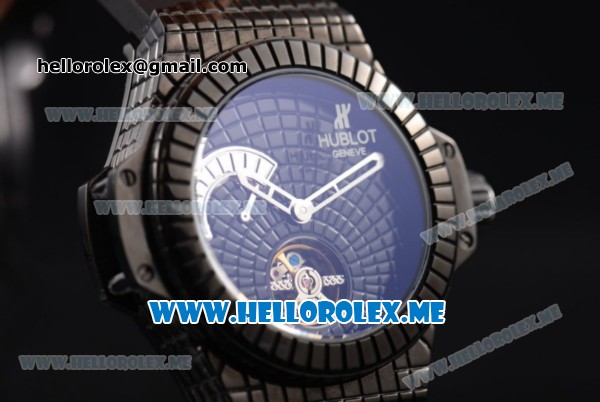Hublot Big Bang Caviar Asia ST25 Automatic PVD Case with Black Rubber Strap and Black Dial - Click Image to Close