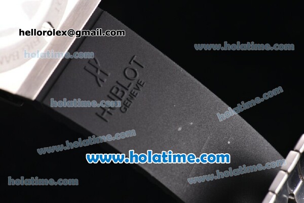 Hublot Big Bang Chrono Miyota OS20 Quartz Steel Case with Black Bezel and Stick/Arabic Numeral Markers - Click Image to Close