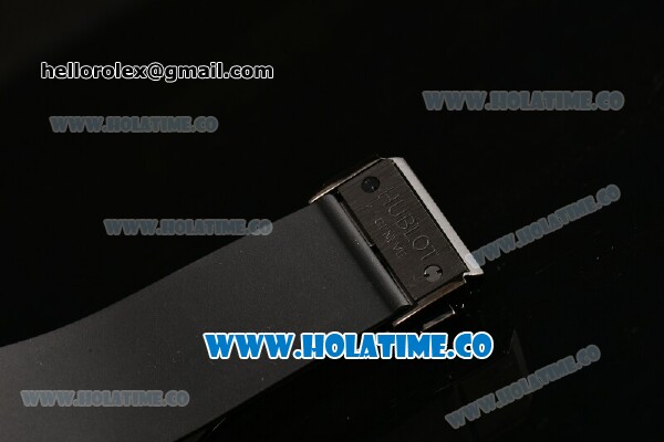 Hublot Big Bang Chrono Miyota OS20 Quartz PVD Case with Black Dial and Stick Markers - Click Image to Close
