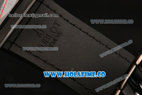 Hublot MP-06 Senna Chrono Miyota OS20 Quartz PVD Case with White Stick Markers and Skeleton Dial - Click Image to Close