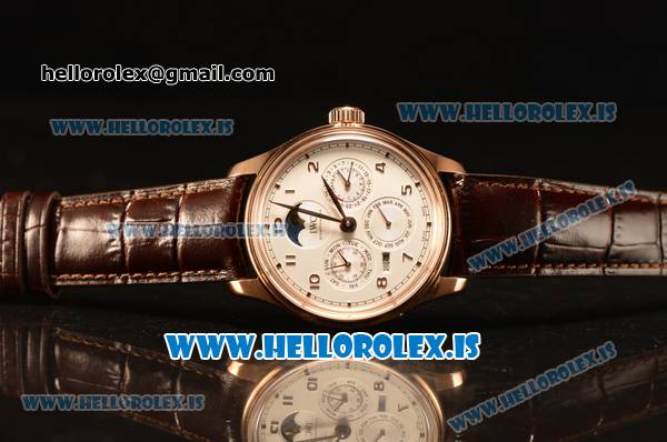 IWC Portugieser New Collection Clone IWC 52615 Calibre Movement Rose Gold 1:1 Clone IW503302 - Click Image to Close