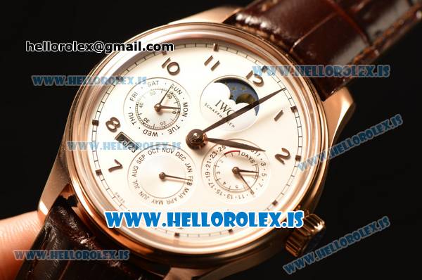 IWC Portugieser New Collection Clone IWC 52615 Calibre Movement Rose Gold 1:1 Clone IW503302 - Click Image to Close