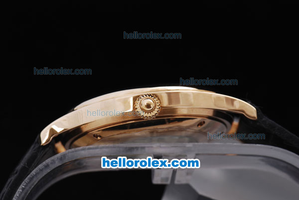 IWC Schaffhausen Mark XV Automatic Black Dial and Golden Case - Click Image to Close