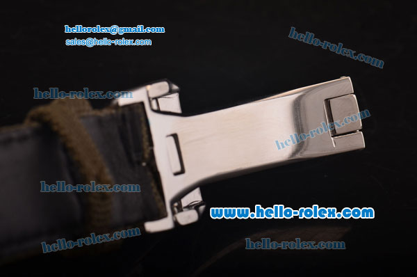 IWC Pilot's TOP GUN Miramar Chronograph Miyota OS20 Quartz PVD Case with Black Dial and Nylon Strap - 7750 Coating - Click Image to Close