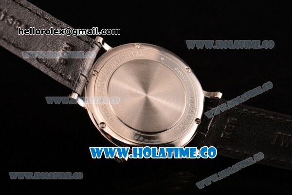 IWC Portofino Chrono Swiss ETA 2824 Automatic Steel Case with Black Dial and Stick Markers - Click Image to Close