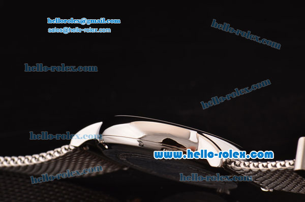 IWC Portofino Swiss ETA 2892 Automatic Steel Case with Stick Markers and Black Dial - Click Image to Close
