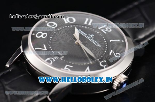 Jaeger-LECoultre Rendez-Vous Swiss ETA 2824 Automatic Steel Case with Black Dial and Arabic Numeral Markers - Click Image to Close