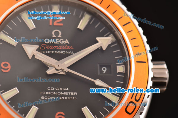 Omega Seamaster Planet Ocean 8500 Clone Automatic Steel Case with Steel Strap Black Dial Stick Markers 1:1 Clone - Click Image to Close