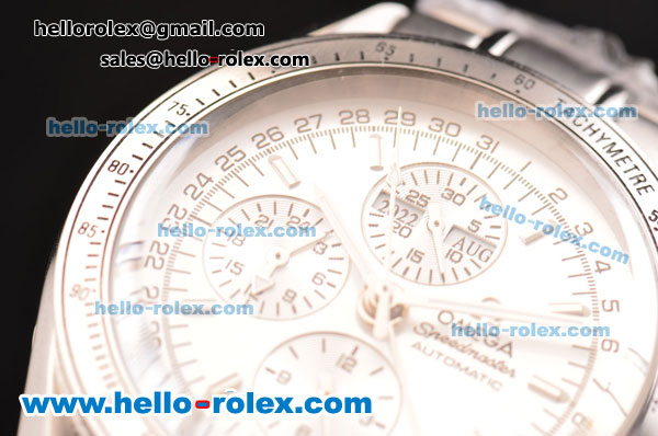 Omega Speedmaster ST17 Automatic with White Dial - Click Image to Close