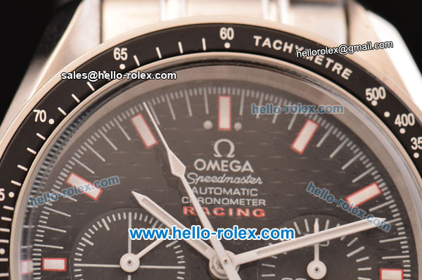 Omega Speedmaster Racing Automatic with Black Dial and Bezel - Click Image to Close