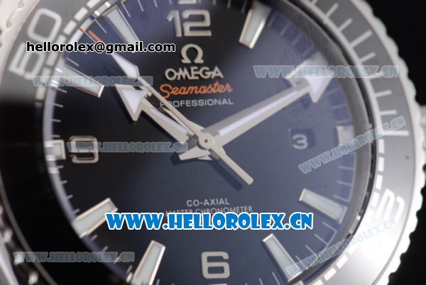 Omega Seamaster Planet Ocean 600M Clone Omega 8900 Automatic Steel Case with Black Dial and Stick/Arabic Numeral Markers Black Rubber Strap (EF) - Click Image to Close