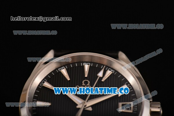 Omega Aqua Terra 150 M Co-Axial Clone Omega 8501 Automatic Steel Case with Black Dial and Stick Markers (EF) - Click Image to Close