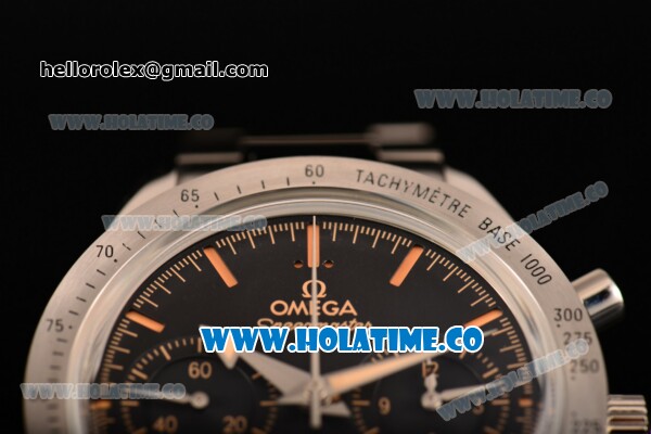 Omega Speedmaster '57 Co-Axial Chronograph Clone Omega 9300 Automatic Steel Case/Bracelet with Black Dial and Stick Markers (EF) - Click Image to Close