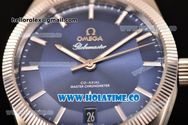 Omega Constellation Globemaster Co-Axial Master Clone Omega 8900 Automatic Steel Case with Blue Dial and Stick Markers (KW) - Click Image to Close