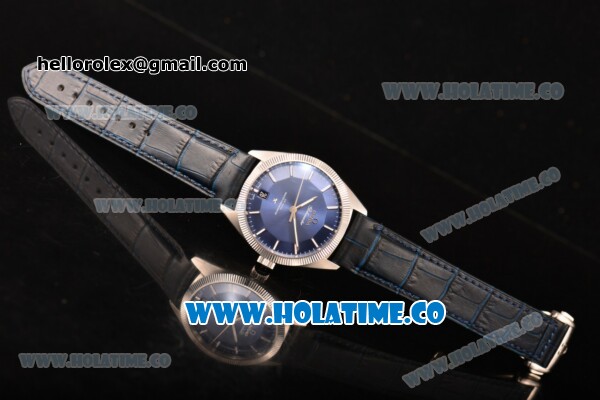Omega Constellation Globemaster Co-Axial Master Clone Omega 8900 Automatic Steel Case with Blue Dial and Stick Markers (KW) - Click Image to Close