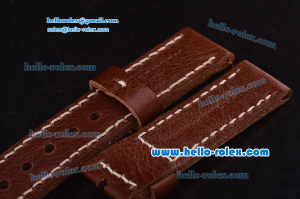 Panerai Brown Cowhide Strap 2 - Click Image to Close