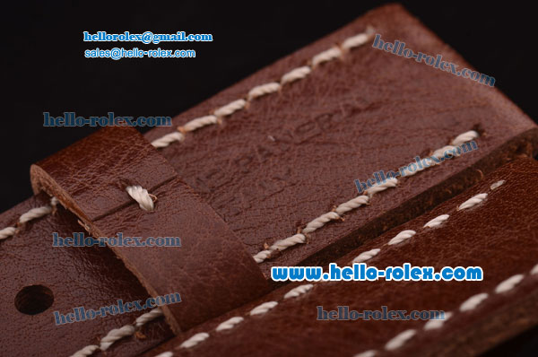 Panerai Brown Cowhide Strap 2 - Click Image to Close