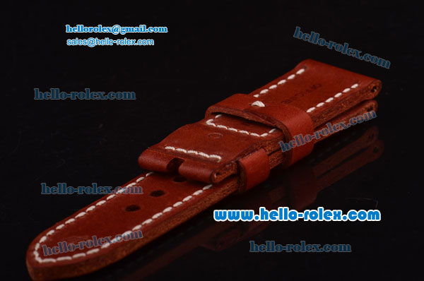 Panerai Brown Cowhide Strap 5 - Click Image to Close