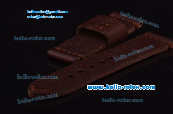 Panerai Chocolate Cowhide Strap 2 - Click Image to Close