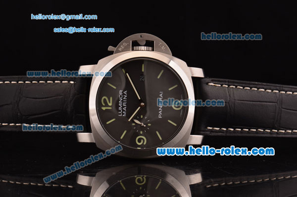 Panerai Luminor Marina 1950 3 Days PAM00392 Automatic Steel Case with Black Dial - Click Image to Close