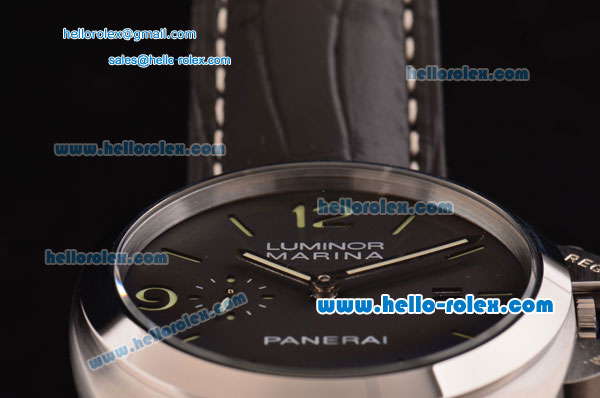 Panerai Luminor Marina 1950 3 Days PAM00392 Automatic Steel Case with Black Dial - Click Image to Close