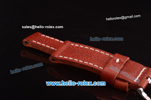 Panerai Brown Calf Leather Strap - Click Image to Close