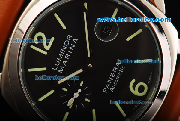 Panerai Luminor Marina PAM104 Black Seal Automatic with Black Dial-New Edition - Click Image to Close