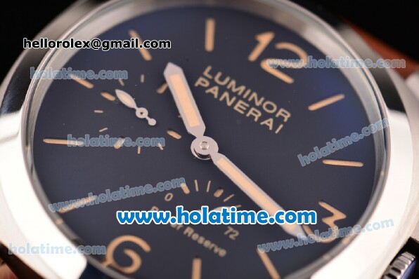 Panerai PAM 00423 Luminor 1950 3 Days Power Reserve Asia ST25 Automatic Steel Case with Yellow Markers and Black Dial - Click Image to Close