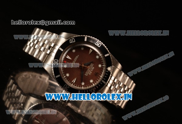 Rolex Milgauss Vintage Steel Case With Brown Dial White Dot Jubilee Bracelet - Click Image to Close