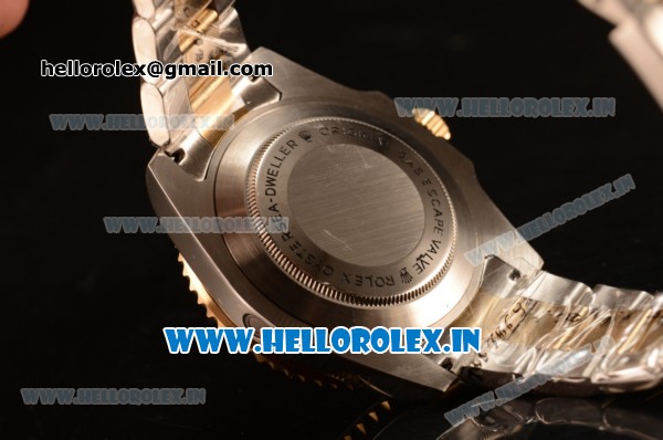 Rolex Submariner Swiss ETA 2836 Automatic Black Dial With Ceramic Bezel Two Tone 116613 BK - Click Image to Close