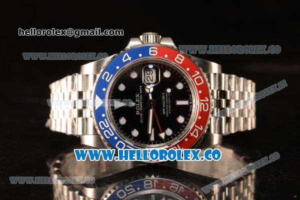 Rolex GMT-Master II New Release Blue/Red Bezel With Original Functional Movement Steel Case 126710BLRO - Click Image to Close