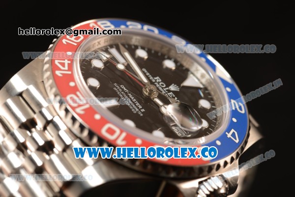 Rolex GMT-Master II New Release Blue/Red Bezel With Original Functional Movement Steel Case 126710BLRO - Click Image to Close