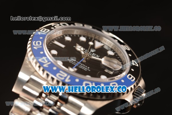 Rolex GMT-Master II New Release Blue/Black Bezel With Original Functional Movement Steel Case 126710BLNR - Click Image to Close