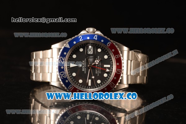 Rolex GMT-Master II Vintage Red/Blue Bezel Automatic (Correct Hand Stack) 16700 - Click Image to Close