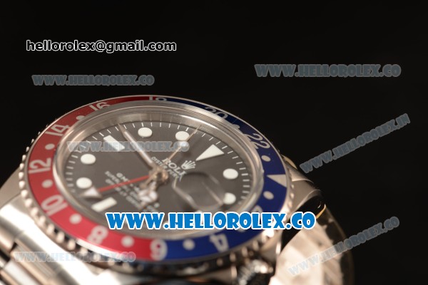 Rolex GMT-Master II Vintage Red/Blue Bezel Automatic (Correct Hand Stack) 16700 - Click Image to Close