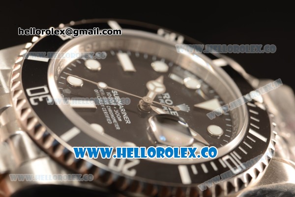 Rolex Submariner Black Ceramic Bezel With Black Dial All Steel With ETA 2836 EW - Click Image to Close