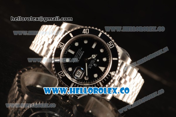 Rolex Submariner Black Ceramic Bezel With Black Dial All Steel With ETA 2836 EW - Click Image to Close