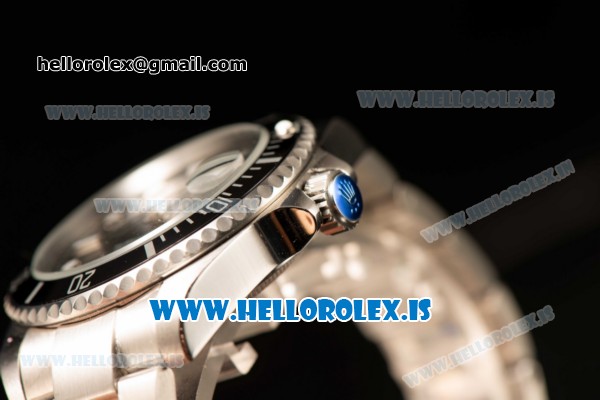 Rolex Submariner Steel Case With 2813 Automatic Movement Black Dial With Green Bezel - Click Image to Close