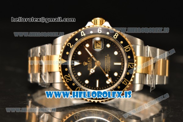 Rolex GMT-Master Vintage Brown Dial With Brown Bezel 2813 Auto Two Tone - Click Image to Close