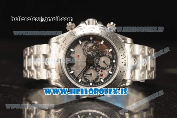 Rolex Daytona OS20 Chronograph Quartz Skeleton Dial All Steel - Click Image to Close