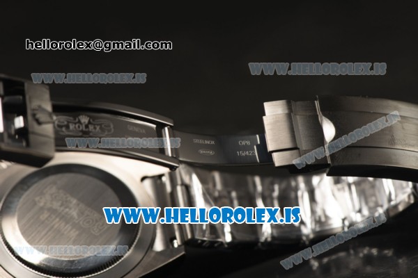 Rolex Daytona OS20 Chronograph Quartz Full Blue Dial All Black PVD Case - Click Image to Close