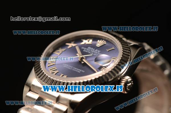 Rolex Datejust 31 Steel 2836 Auto With Steel Bracelet Blue Dial Roman - Click Image to Close