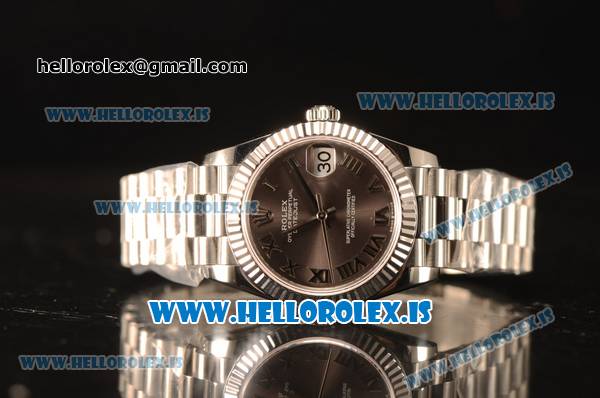 Rolex Datejust 31 Steel 2836 Auto With Steel Bracelet Grey Dial Roman - Click Image to Close