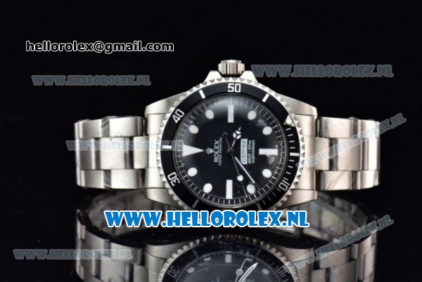 Rolex Submariner Comex Asia 2813 Automatic Steel Case with Black Dial White Dots Markers and Steel Bracelet - Click Image to Close