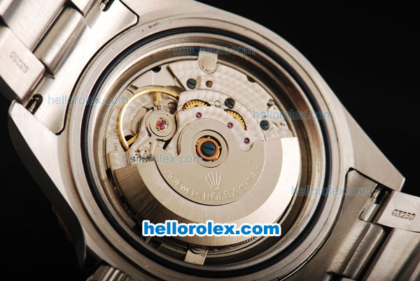 Rolex Sea-Dweller Swiss ETA 2836 Automatic Full Steel with White Markers -ETA Coating - Click Image to Close