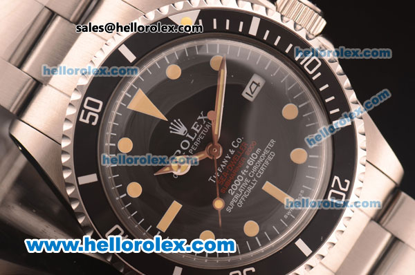 Rolex Sea-Dweller Submariner 2000 Asia 2813 Automatic Full Steel with PVD Bezel-ETA Coating - Click Image to Close