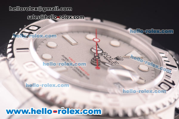 Rolex Yachtmaster Rolex Super 3135 Full Steel with Silver Dial and White Markers - Click Image to Close