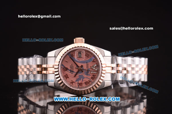 Rolex Datejust Automatic Two Tone with Pink MOP Dial-31mm - Click Image to Close