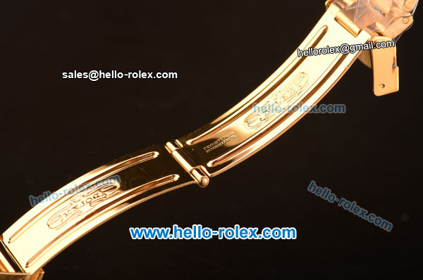 Rolex Yachtmaster Swiss ETA 2836 Automatic Full Gold with Gold Dial 10 Micron Plated-1:1 Original - Click Image to Close
