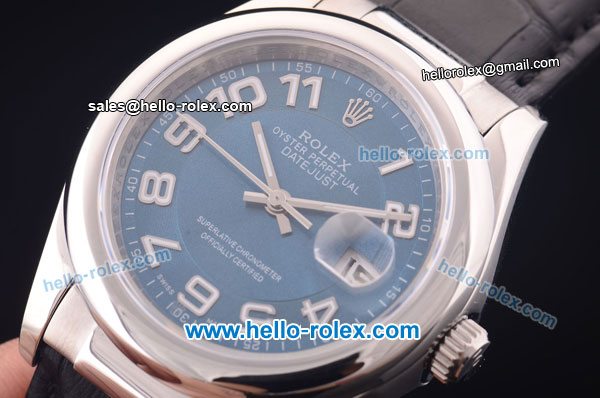 Rolex Datejust Working Chronograph Automatic Movement with Blue Dial - Click Image to Close